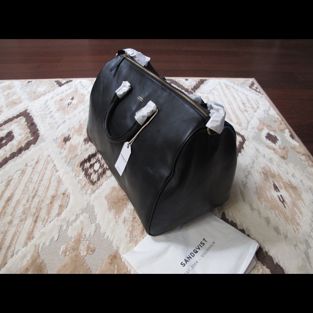 Sandqvist “Ingrid” Leather Weekender